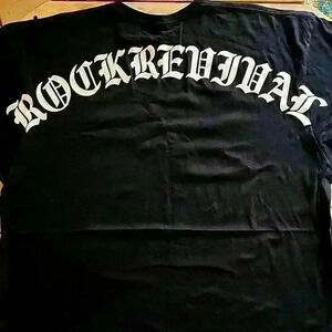 Rock Revival 3xl Black Designer T Shirt EUC